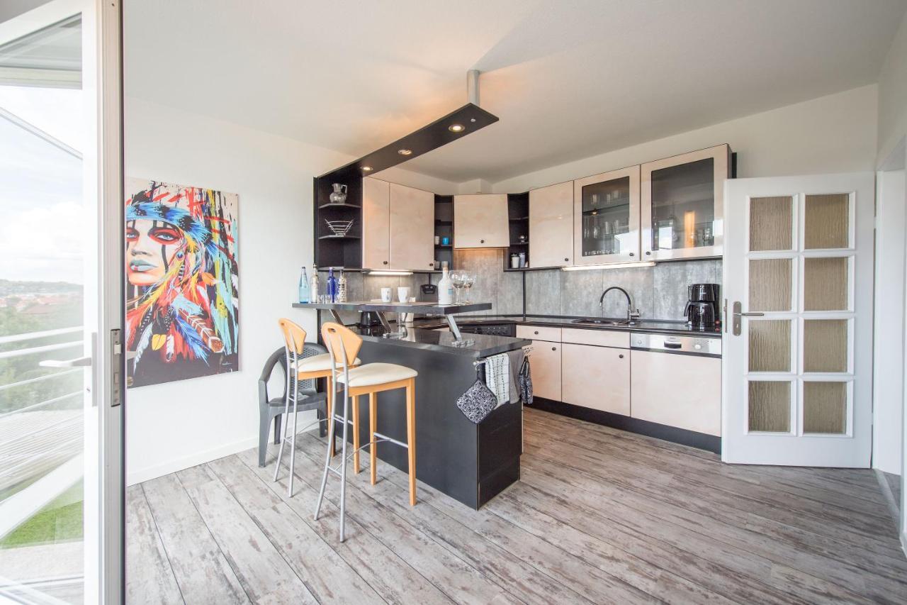 Weitblick-Ferienwohnung Eisenach Esterno foto